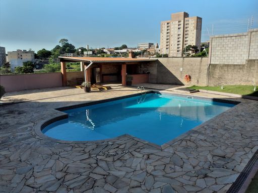 Área da Piscina - Edifício Residencial Tatiana - Americana