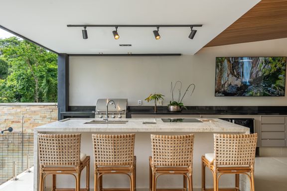 Varanda gourmet o espaço ideal para grandes comemorações.