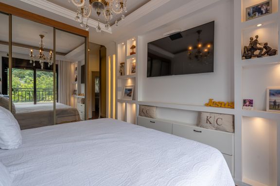 Suite Master charmosa e com vista inspiradora.