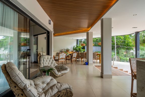 Área gourmet integradaao lazer