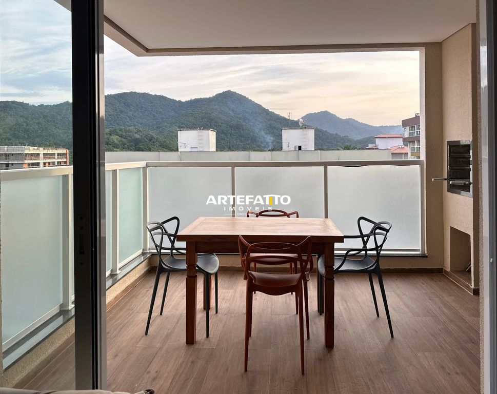  - Apartamento com 2 Suítes Varanda Gourmet Mobiliado Piscina Aquecida Itaguá