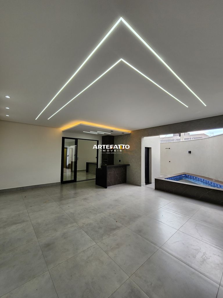 Casa à venda com 3 quartos, 154m² - Residencial Dourado,Franca 