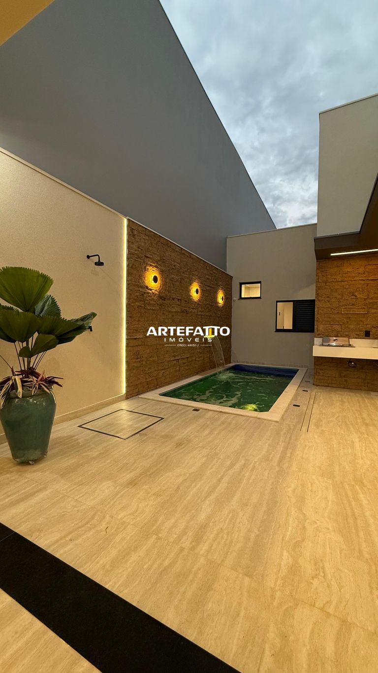  - Casa Nova à venda em Franca, Jardim Santa Lúcia, com 4 quartos, 209m²