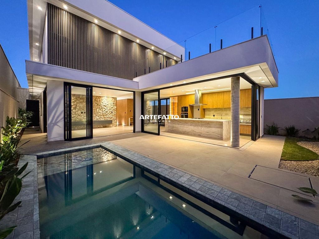 Casa à venda com 4 quartos, 317m² - Condomínio Veredas de Franca,Franca 