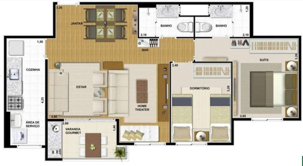  - Apartamento à Venda em Vila Suzana, São Paulo - SP