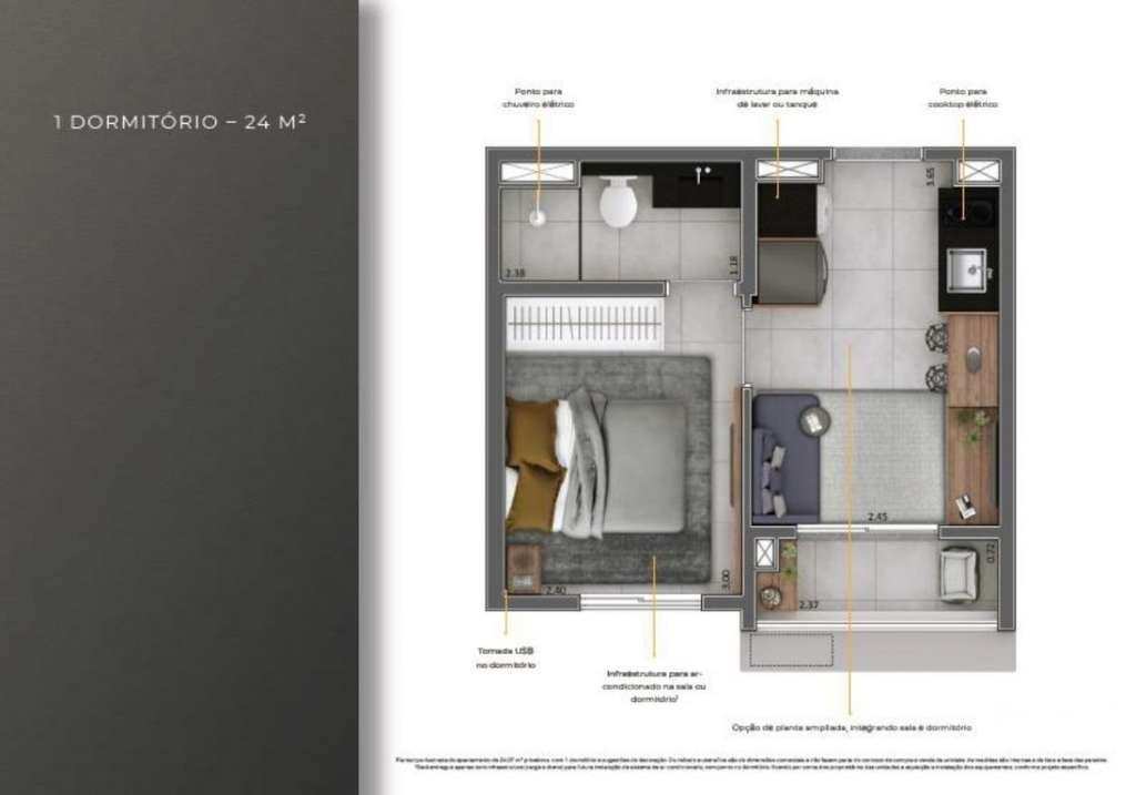  - Studio à Venda em Pinheiros, São Paulo - SP