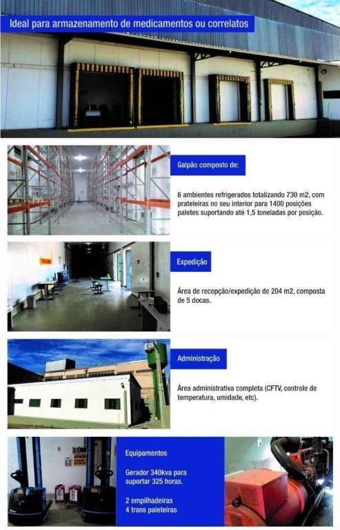  - 
				Galpão com câmara fria - Águas Claras/DF - Venda ou Locação
			