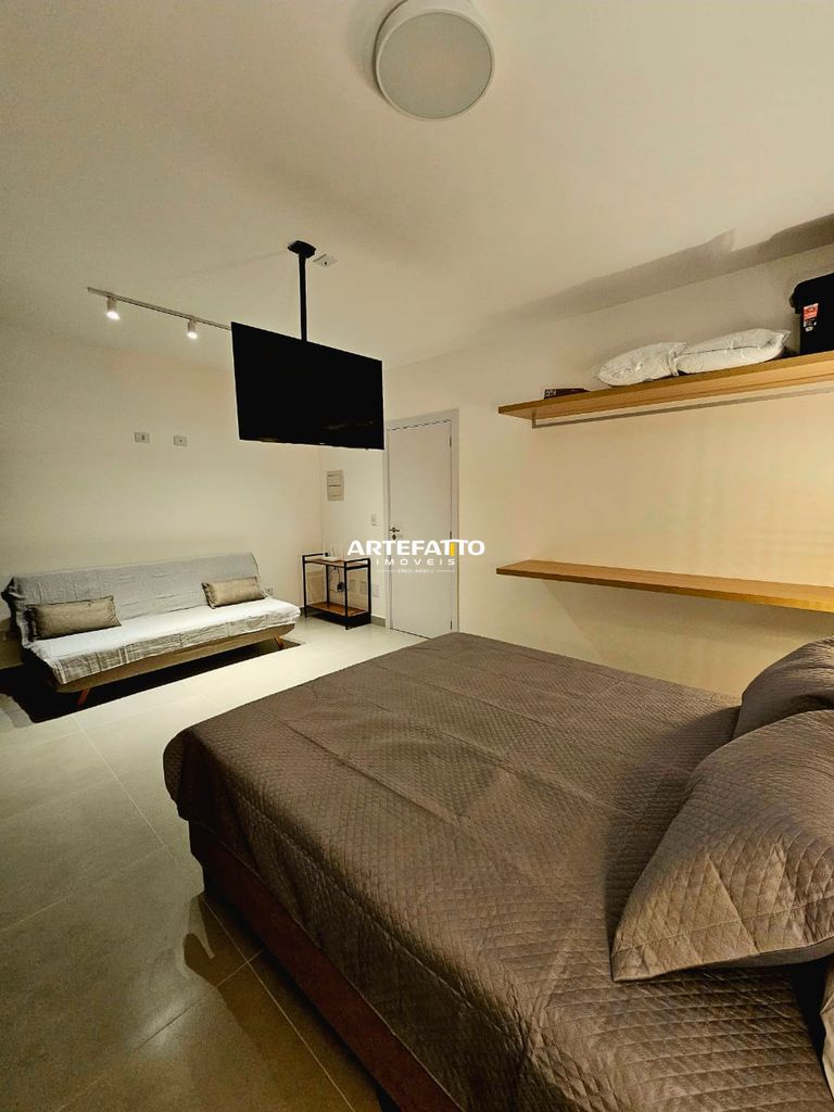 Apartamento à venda com 1 quarto, 40m² - Praia das Toninhas,Ubatuba 