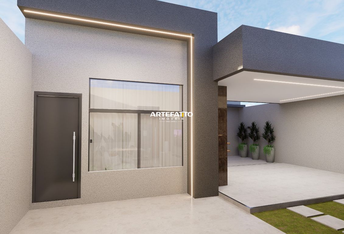 Casa à venda com 3 quartos, 128m² - Residencial Piamalim,Franca 