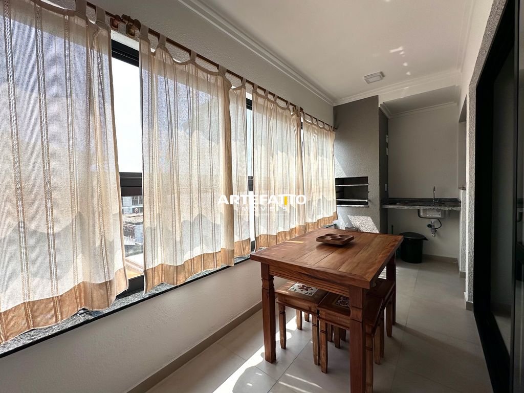  - Apartamento com 75m2 Itagua 2 Dorm 1 Suite Varanda Gourmet Lazer Completo