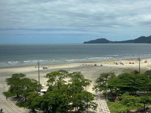 Vista da sala e dos quartos