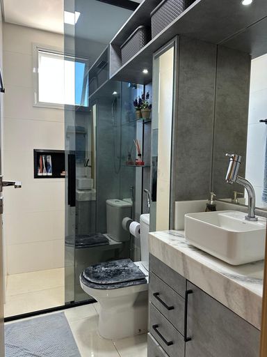 Suíte com varanda integrada