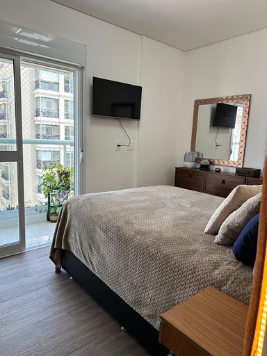 Suíte com varanda integrada