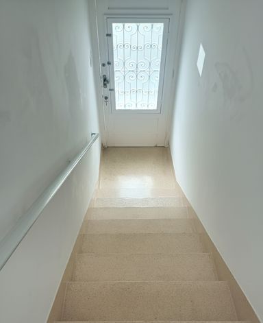 Saída do apartamento