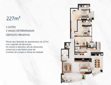 Planta do apartamento