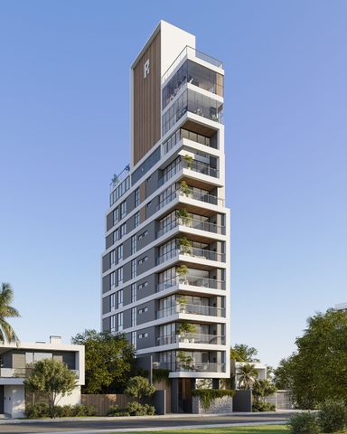 Vista de perfil do residencial