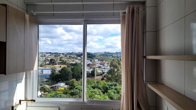 vista da janela da cozinha
