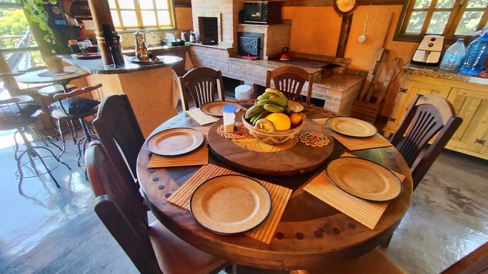 MESA LINDA GIRATORIA DA SALA