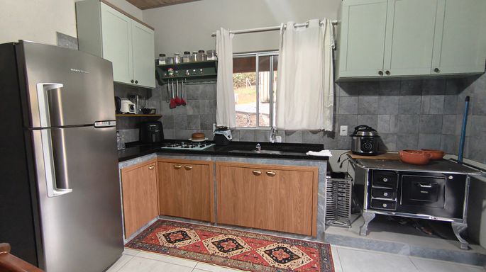 Cozinha planejada com bancada