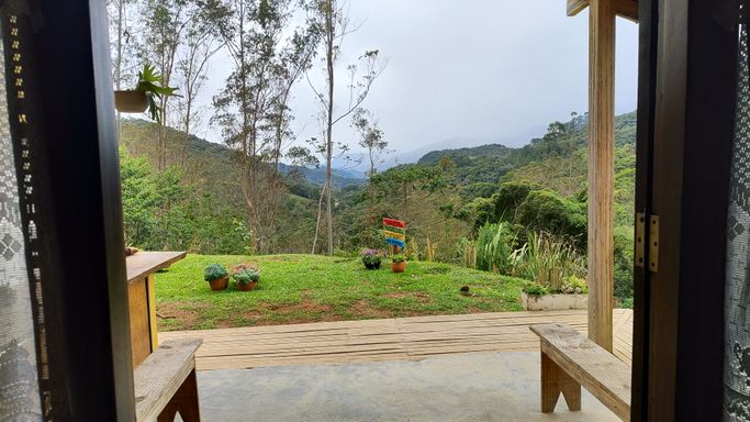 VISTA DA VARANDA DA CASA