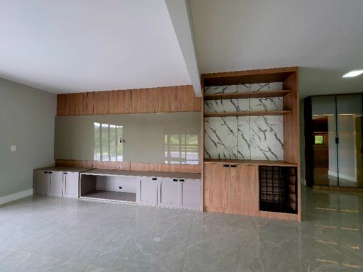 Móveis planejados na sala