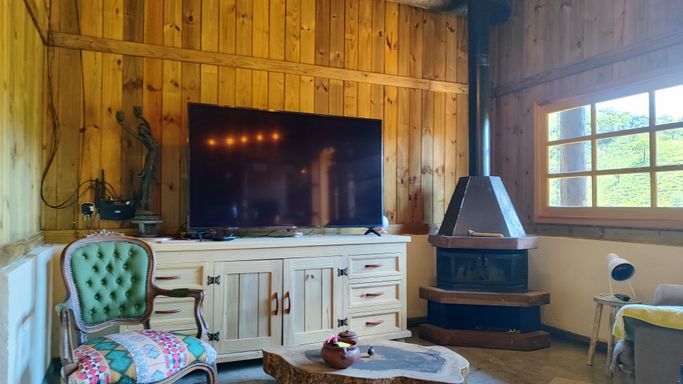 LAREIRA DA SALA E MOVEL DA TV