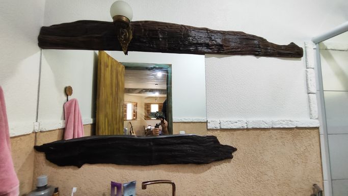 ESPELHO E DECORACAO BANHEIRO SUITE