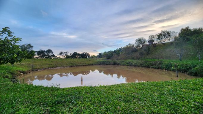 Acude e entardecer  lindo....