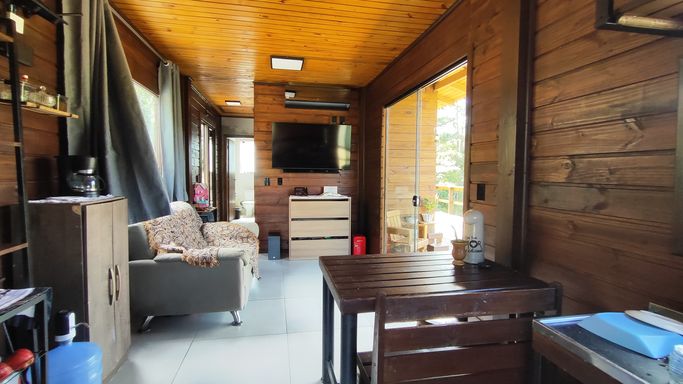 Sala cozinha e móveis