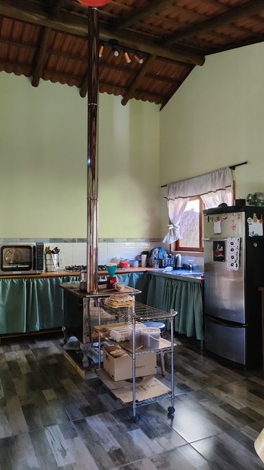 FOGAO A LENHA E COZINHA CASA 01