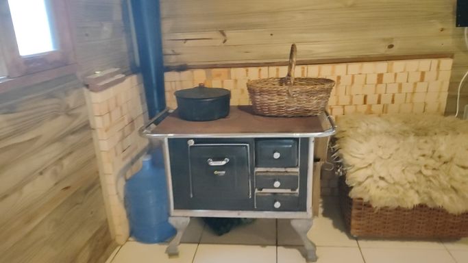 FOGAO A LENHADA SALA