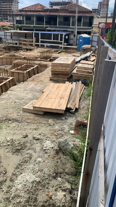 Sapatas e fundações ja prontas