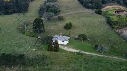 imagem aérea da casa