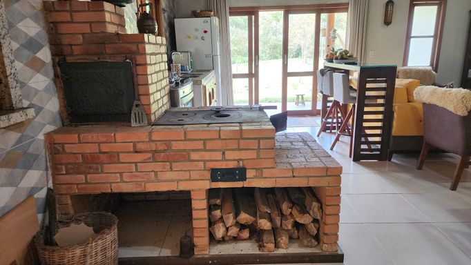 FOGÃO A LENHA... FORNO