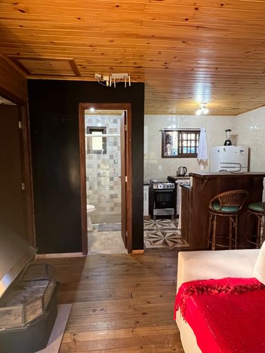 SALA E COZINHA DA CABANA