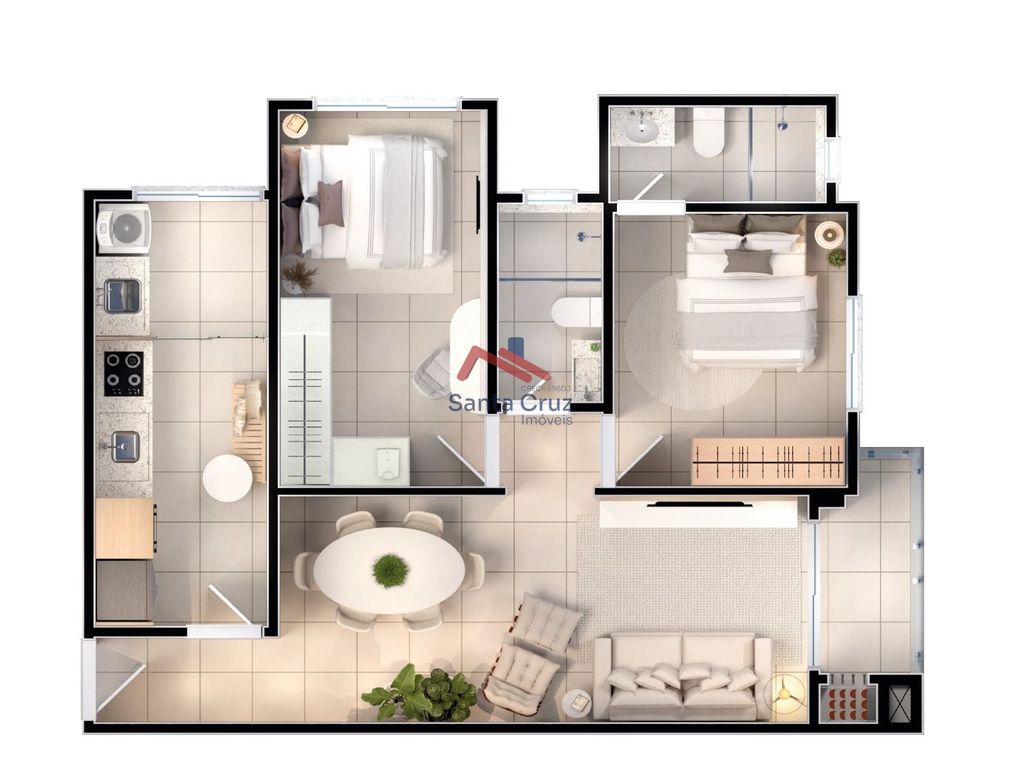 Apartamento, 2 quartos, 67 m² - Foto 7