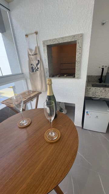 Churrasqueira na sacada