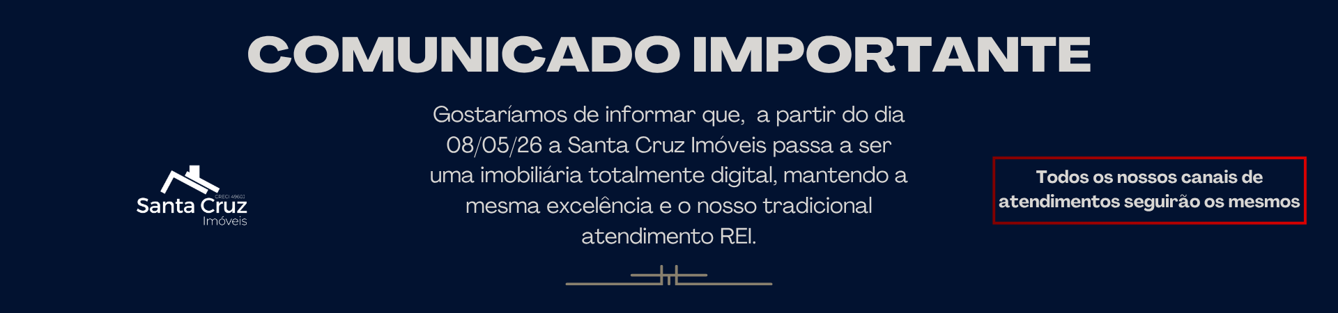 comunicado importante