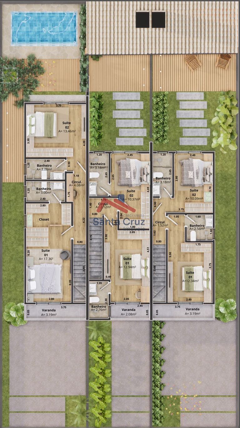 Sobrado à venda com 2 quartos, 85m² - Foto 23