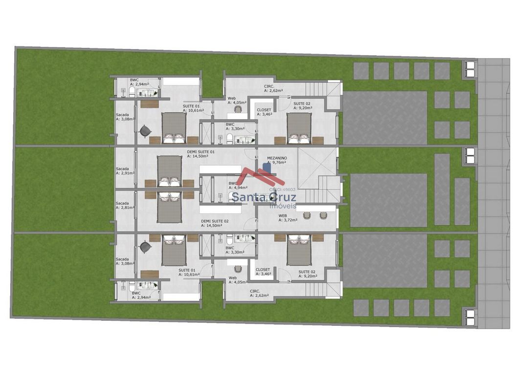 Sobrado, 3 quartos, 128 m² - Foto 6