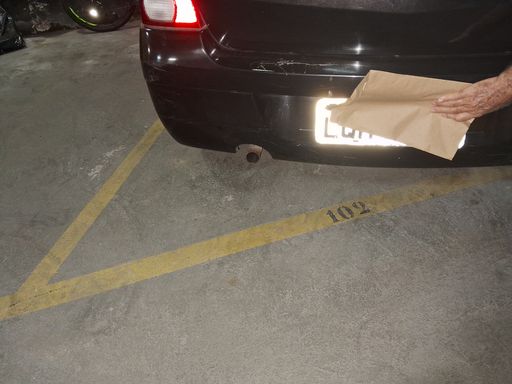 Vaga de garagem marcada