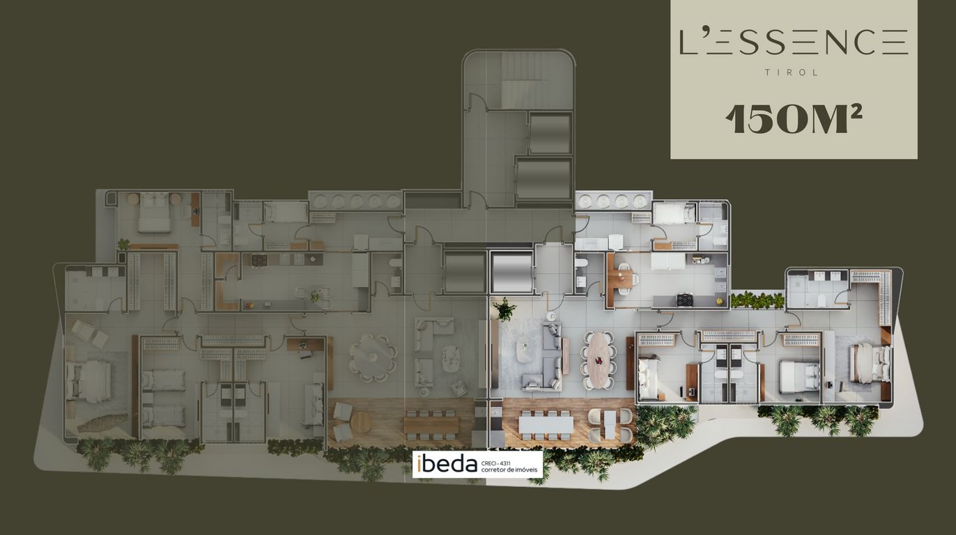Apartamento à venda com 4 quartos, 206m² - Foto 12