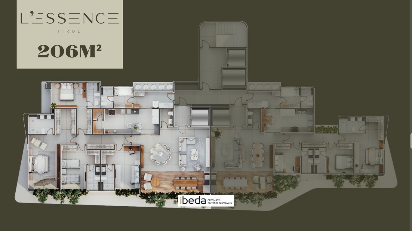 Apartamento à venda com 4 quartos, 206m² - Foto 13