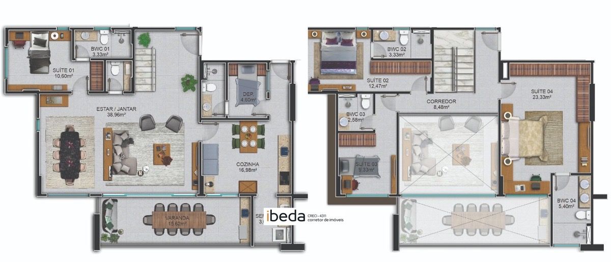 Apartamento à venda com 3 quartos, 165m² - Foto 18