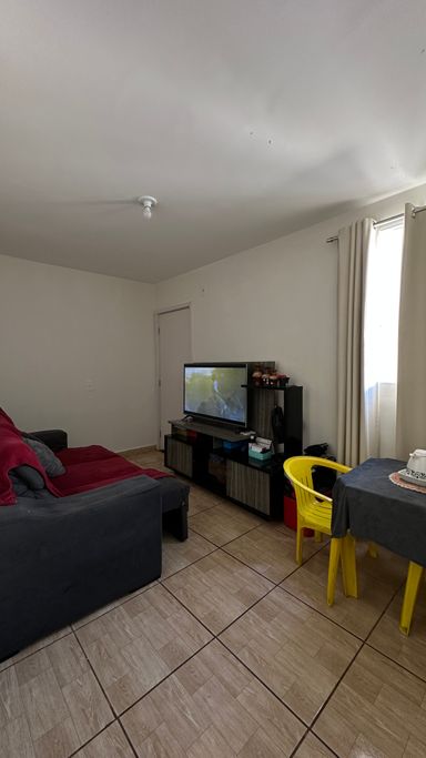 Sala com piso cerâico