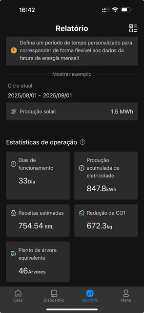sistema de captação de energia solar