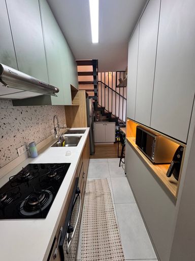 piso inferior: cozinha