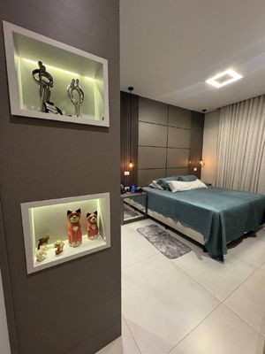 Suite master com closet e banheira