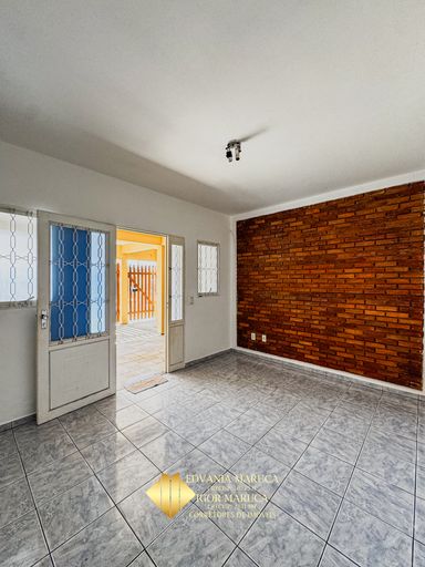 Sala com ornamento em tijolinhos!