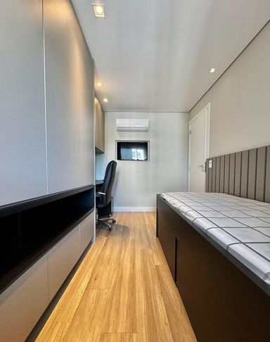 Quarto Solterio + cantinho estudo ou Home Office